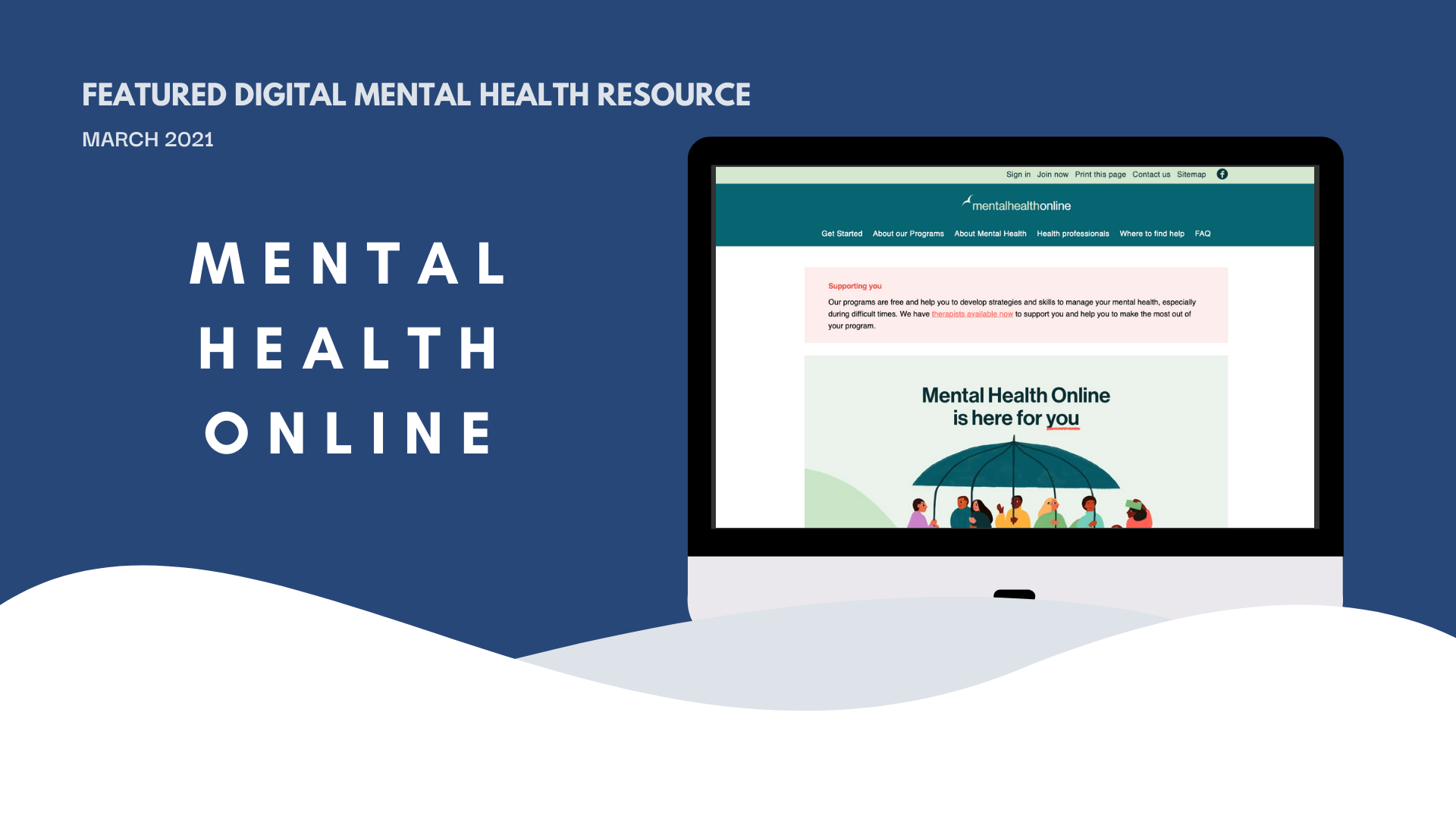 March Features Service Mental Health Online Emhprac E Mental