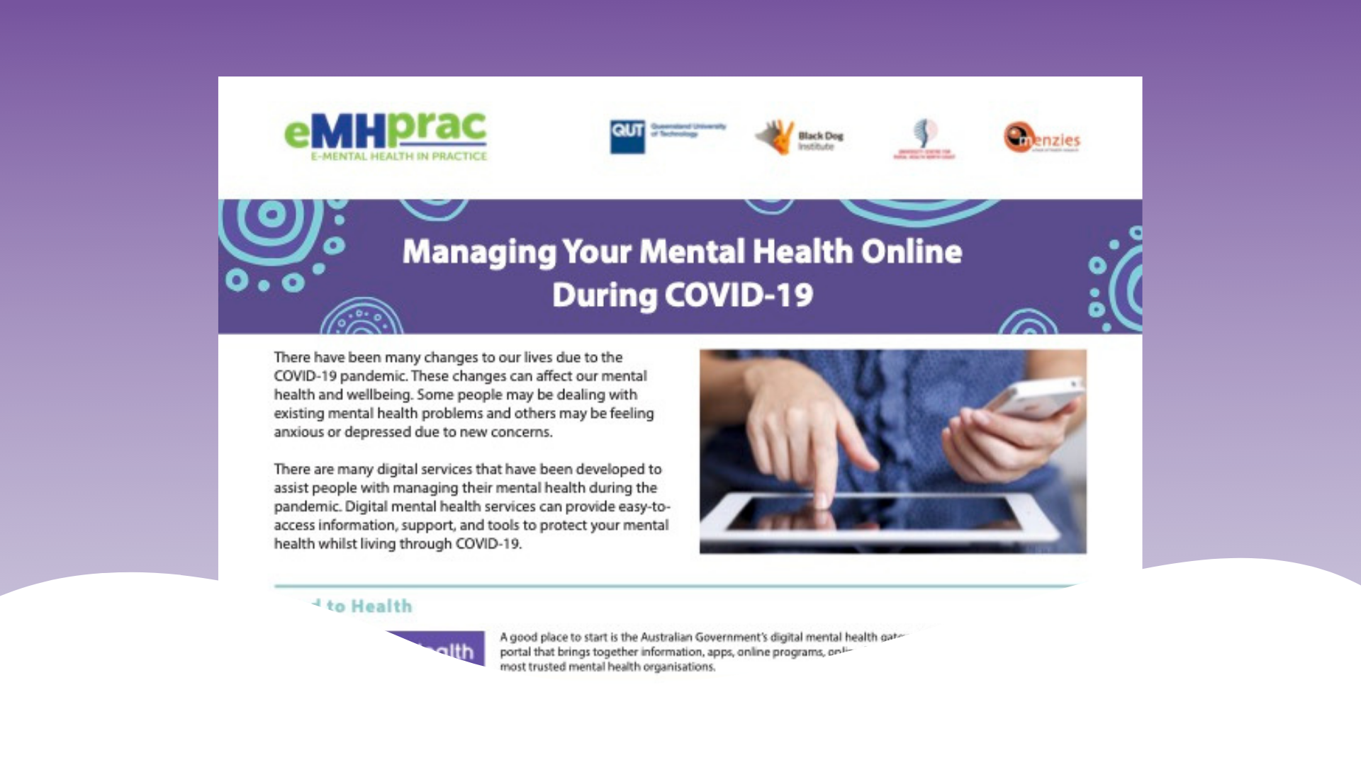 eMHPrac Newsletter Vol.4, No.1, January 2022 | eMHprac | E-Mental ...